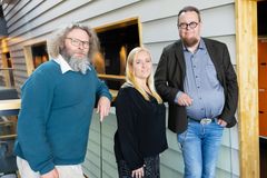 Markku Mattila, Elisa Kannasto ja Ari Haasio. Kuva: Joni-Petteri Tuhkanen.