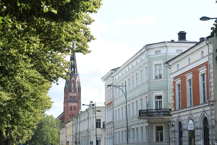 Kivi-Porin rakennuksia.