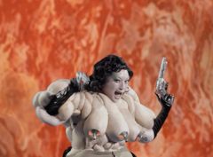 16_Natasha Tontey, The Phantom Combatants and the Metabolism of Disobedient Organs, 2026. Video still (detail). Commissioned by LAS Art Foundation and Amos Rex. © 2026 Natasha Tontey. Courtesy the artist.