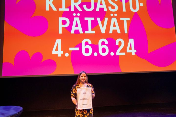 Keravan kirjastopalvelujohtaja Maria Bang.