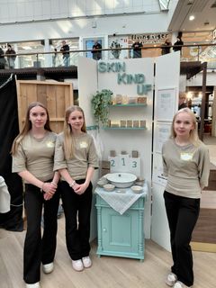 Bästa affärsidé – grundskolan: SkinKind UF, Kristinestads högstadieskola, Kristinestad