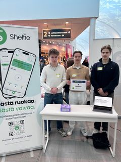 Shelfie NYTin liikeidea palkittiin aluetapahtuman parhaana. Heidän liikeideansa on mobiilisovellus, joka vähentää ruokahävikkiä. Nuoret opiskelevat Kallaveden lukiossa, Kuopiossa.