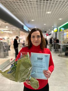 Mervi Niskakoski, vuoden 2026 Pohjois-Pohjanmaan yrittäjyyskasvatusopettaja, Reisjärven lukio ja Kisatien koulu, Reisjärvi.