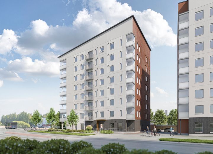 Kuvassa Y-Säätiön uudiskohde Järvenpään Pajalantie 23:ssa.