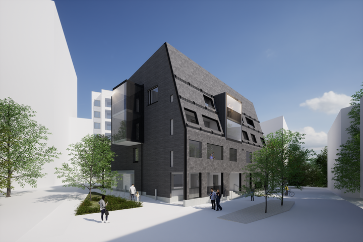 Havainnekuva Malmille tulevasta uudesta M2-Kotien kiinteistöstä.