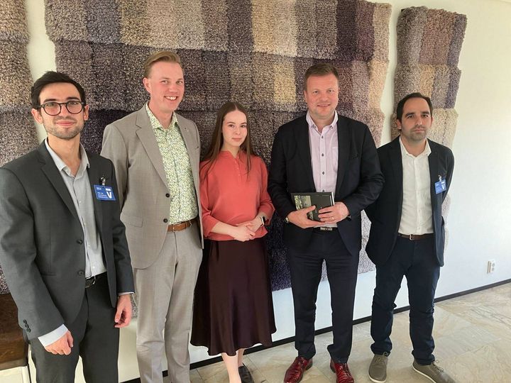 Joel Carmel, Jani Kokko, Elisa Gebhard, Ville Skinnari, Ori Givat