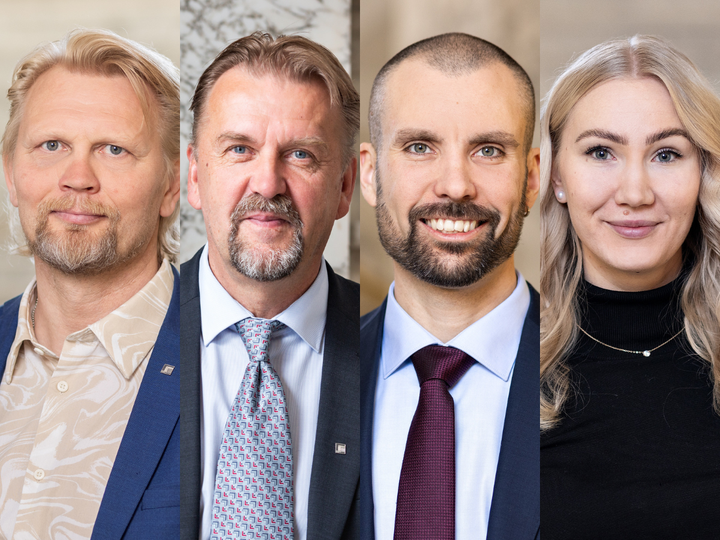 Marko Asell, Seppo Eskelinen, Johan Kvarnström, Pinja Perholehto