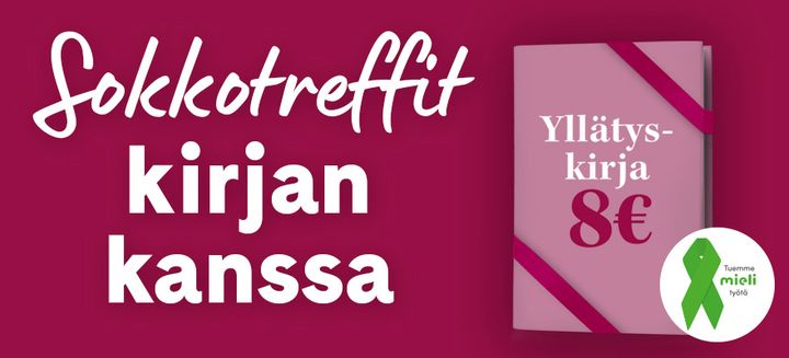 Sokkotreffikirjat Suomalaisesta Kirjakaupasta