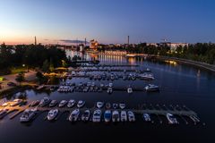 Sandö och Inre hamnen. Bild: Vasa stad / Kimmo Makkonen