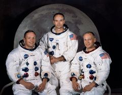 Valokuvanäyttely Matka Kuuhun 55 Terranovassa. Kuva: NASA Archive