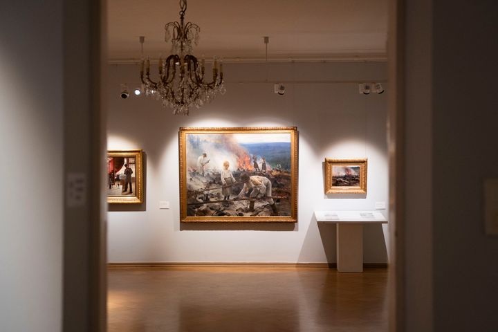 Den populära Eero Järnefelt-utställningen visas till lördag 24.5. Foto: Finlands Nationalgalleri / Iisa Smeds