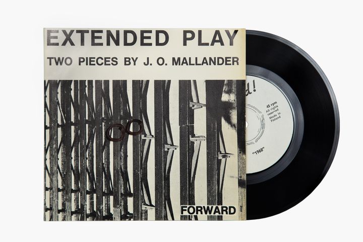 J. O. Mallander: Extended play Two pieces by J.O. Mallander, 1968. Kuntsi museum för modern konst, Samling Swanljung. Foto: Noora Lehtovuori