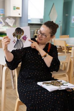 Illustratören Satu Kettunen. Foto: Noora Lehtovuori.
