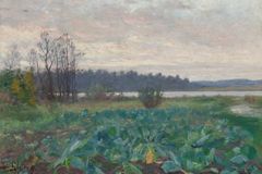 Ida Gisiko-Spärck Kaalimaa I Kållandet I The Cabbage Patch 1890 öljy kankaalle I olja på duk I oil on canvas kuva I foto I photo: Önningebymuseet