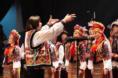 Den ukrainska dans- och sångensemblen Hutsulia. Foto: Hutsulia.