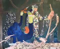 Hanna Kanto Metsurit I Skogshuggare I Loggers 2025 öljy kankaalle | olja på duk | oil on canvas kuva I foto I photo: Hanna Kanto