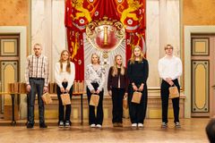 Måndagen den 9 mars belönades bland annat representanter från Vasa Simsällskap i Vasa stadshus.