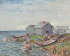 Ebba Lundgren: Hamnen i Vallgrund