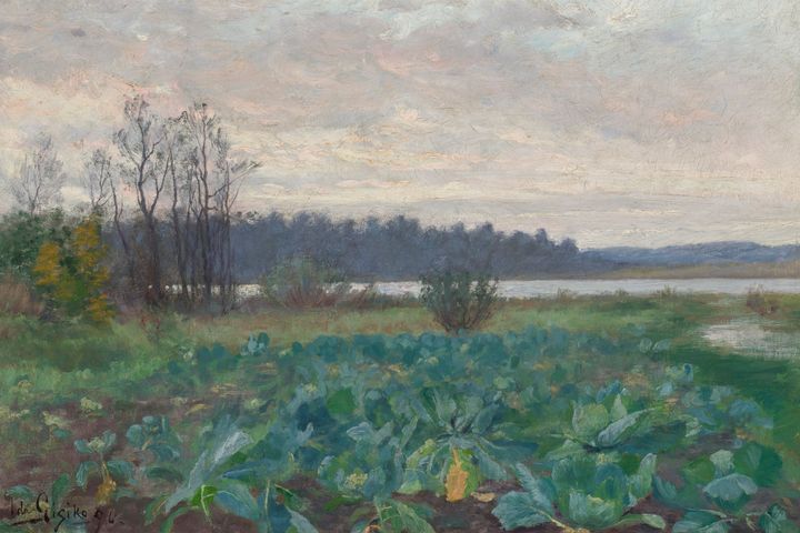 Ida Gisiko-Spärck. Kaalimaa, 1886. Önningebyn museo. Kuva: Önningebymuseet.