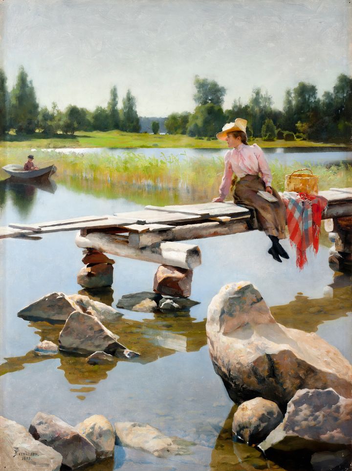 Gunnar Berndtsson: Kesä, 1895. Turun taidemuseo.