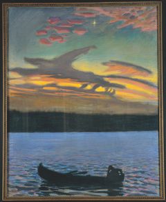 Akseli Gallen-Kallela: Aftonstjärnan 1901. Åbo konstmuseum