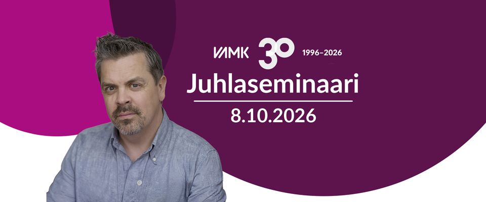 Tilaisuuden keynote -puhujana on inspiroiva Alf Rehn. Lisäksi kuulemme myös muita huippupuhujia. KUVA: VAMK