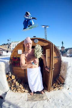 Red Bull Heavy Metal Helsinki sauna