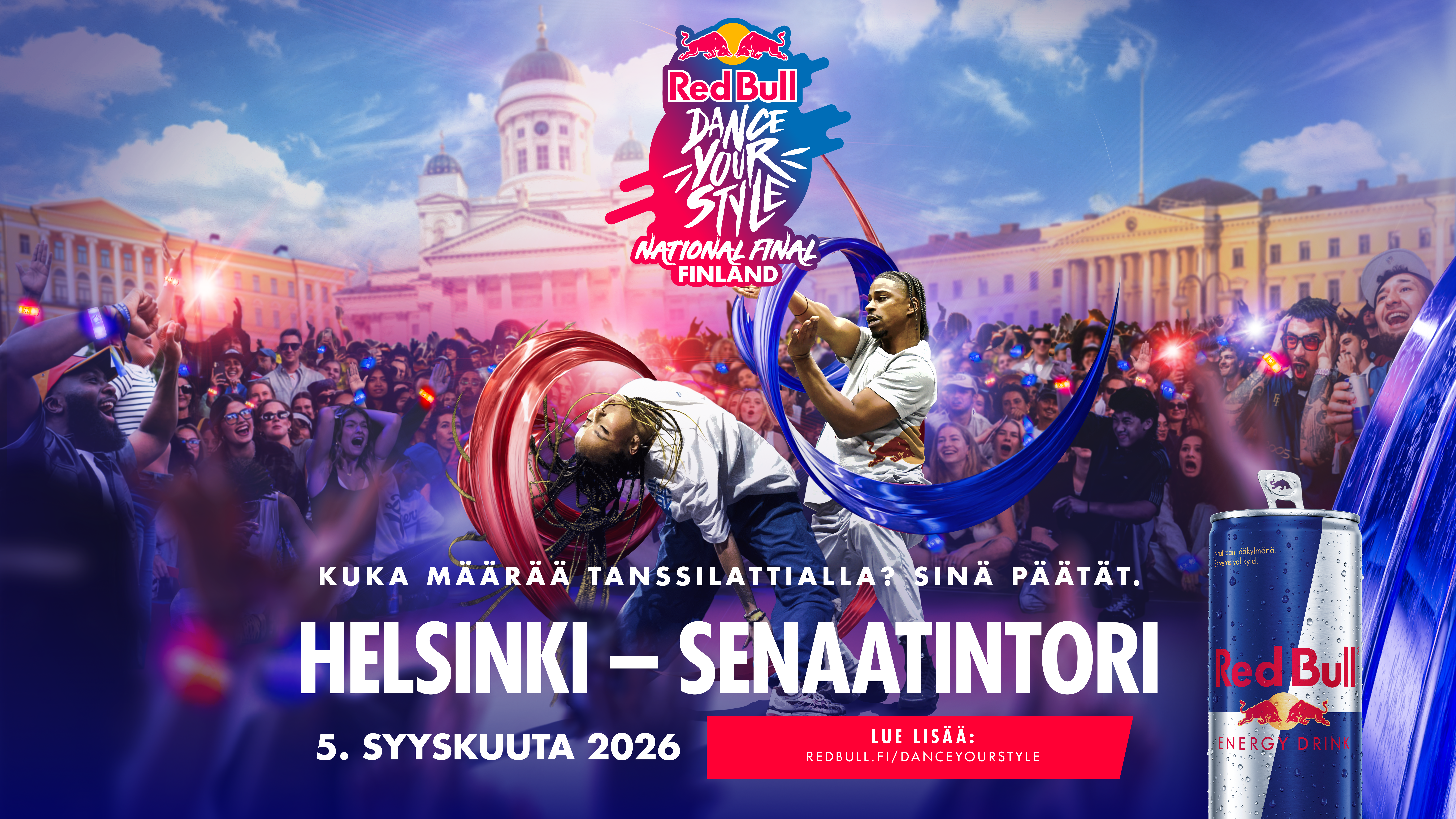 Katutanssin Suomen mestaruudesta kilpaillaan syyskuussa Senaatintorilla