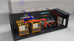 Calefan AmbiSteam-höyrylämpöpumppuratkaisu.