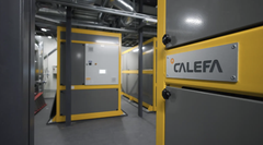 Lämpöpumppumoduulit AmbiHeat-lämpöpumppulaitoksessa.