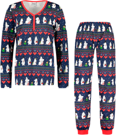 Muumi naisten pyjama Suvi Talvisydän 590404