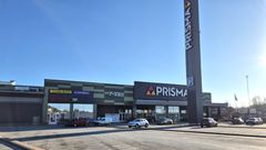 Alt-teksti: Prisma Keljon pääsisäänkäynti kirkkaana, aurinkoisena päivänä.