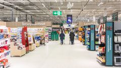 Asioinnin sujuvuutta on kehitetty muun muassa myymäläilmeen selkeyttämisellä, leveämpien pääkäytävien toteutuksella.