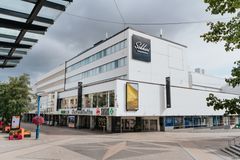 Valokuva kauppakeskus Sokkari-rakennuksesta Jyväskylässä.