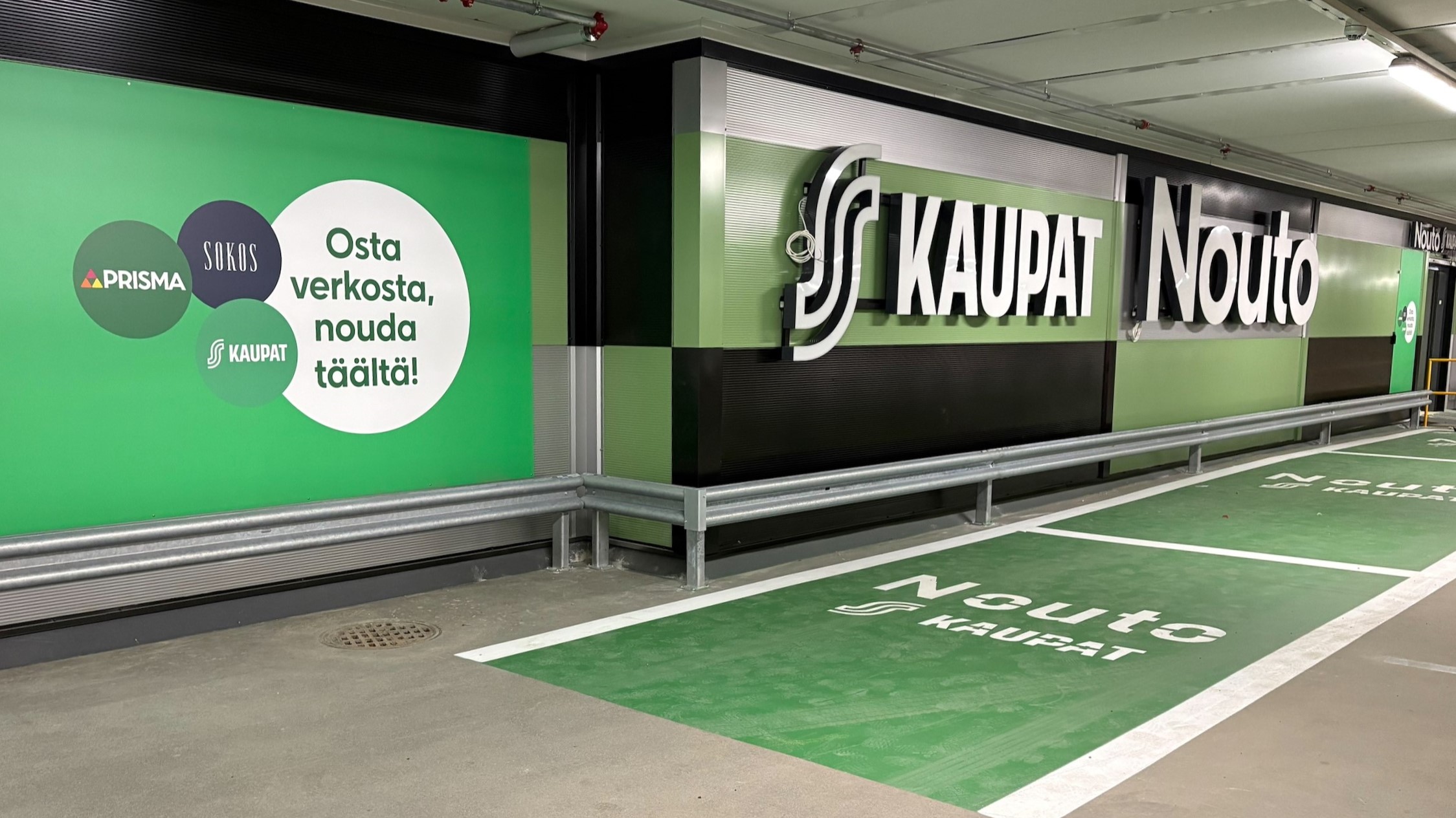 Prisma Seppälän verkkokaupan noutopiste siirtyy parkkihalliin