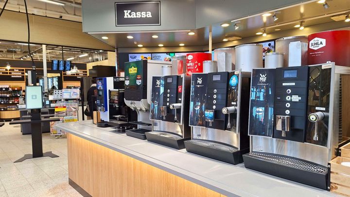 ABC Forssassa on muun muassa entistä laajempi valikoima erilaisia kahveja.