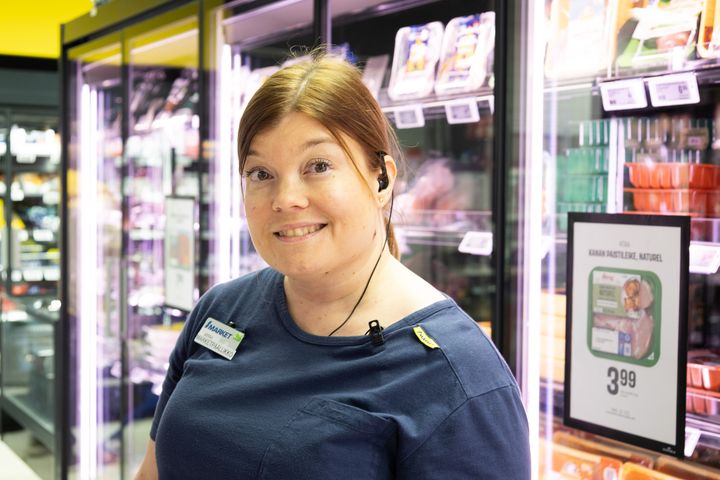 Minna Lybeck on toiminut S-market Heinäveden päällikkönä vuoden 2026 alusta alkaen.