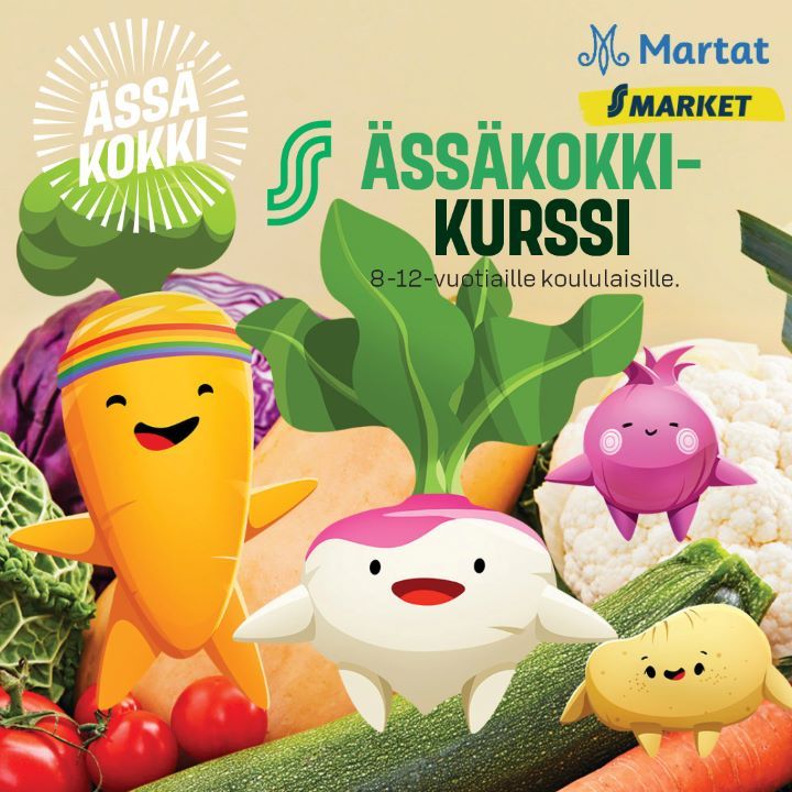 Ässäkokki-kursseilla opetetaan fiksua ruoanlaittoa.