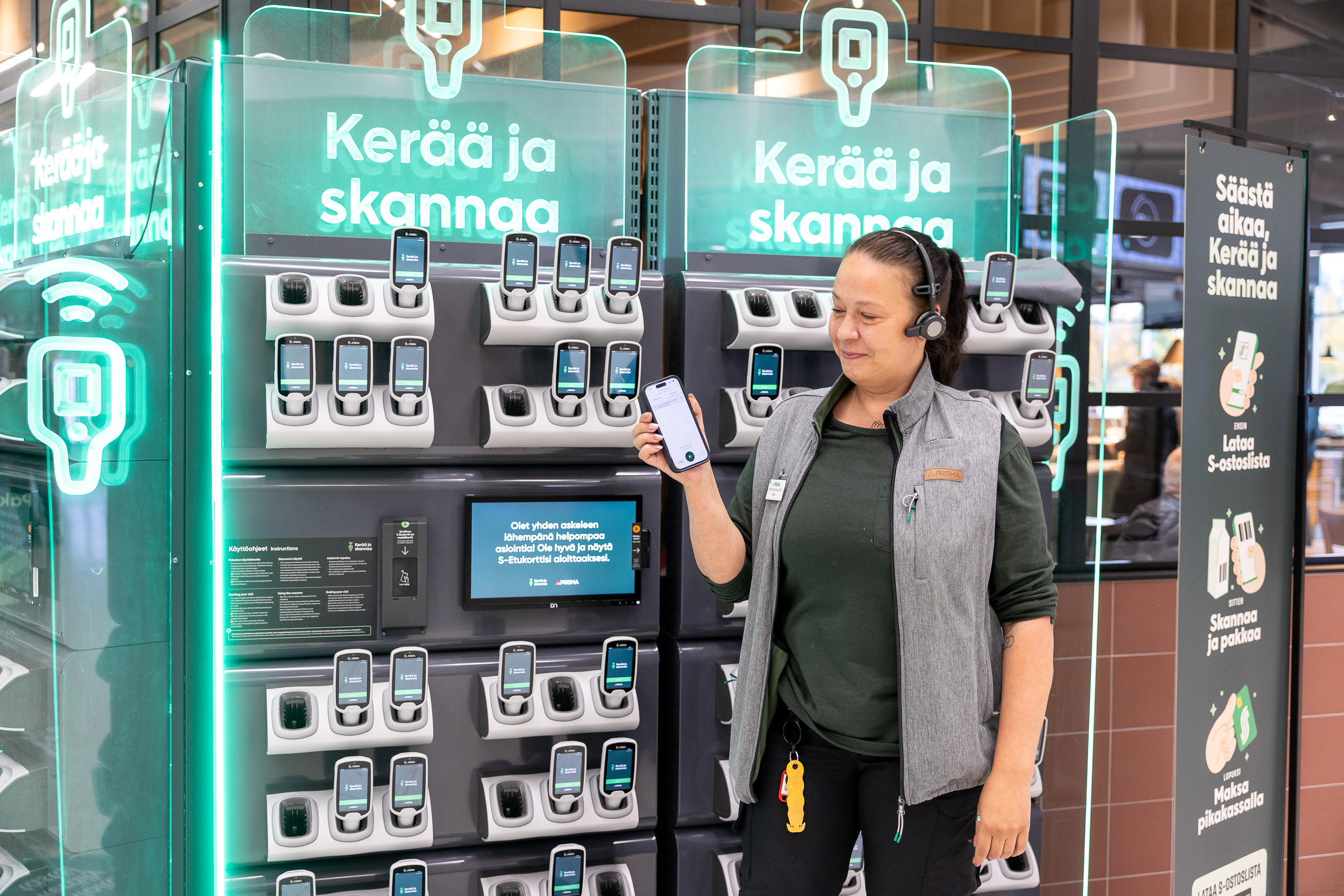 Prismoihin tuli mahdollisuus skannata ostokset älypuhelimella Mikkelin seudulla