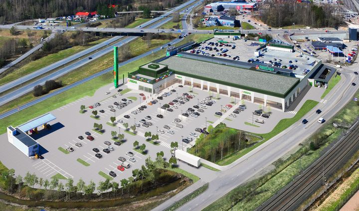 Prisma-kiinteistö laajenee 4 000 neliömetrillä alapihan parkkipaikalle.