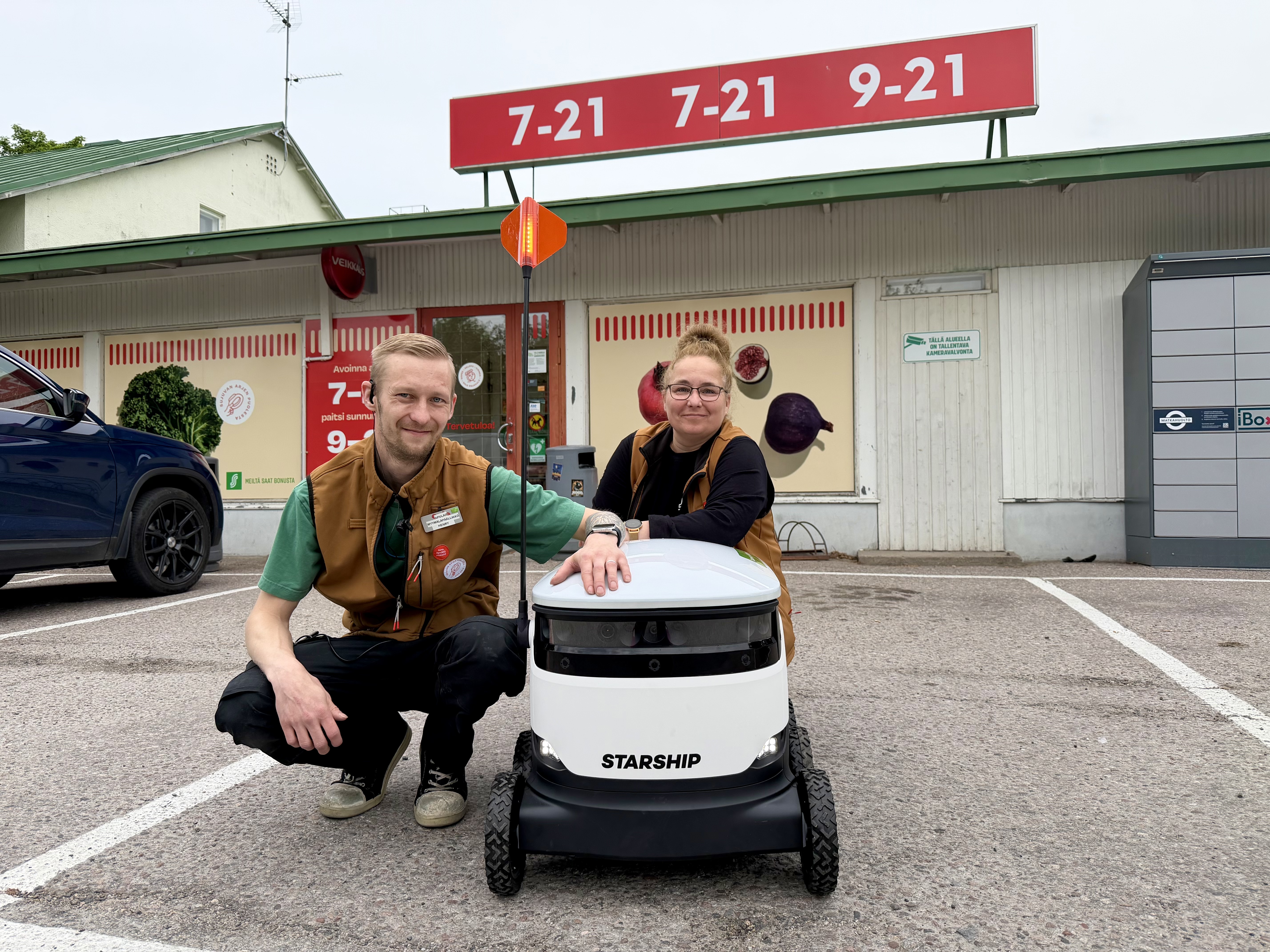 Robottikuljetukset laajenevat Salon Paukkulaan kauppaostokset kotiin