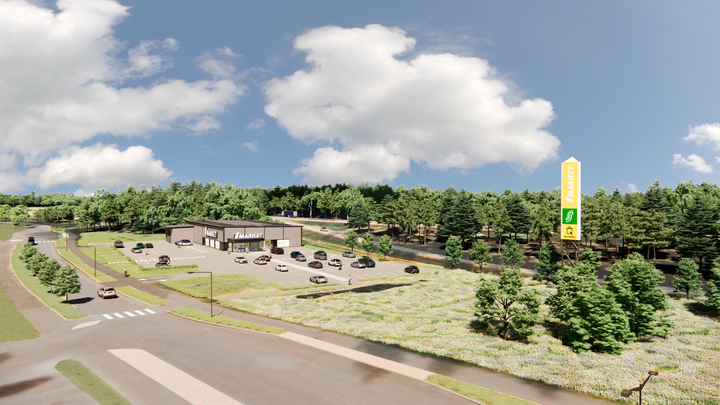 Alustava visualisointi. SIGGE ARKKITEHDIT.