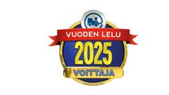 Vuoden Lelu 2025 -kilpailun tunnus.