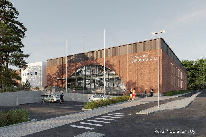 Kalevanniemen uusi liikuntahalli Naantalissa