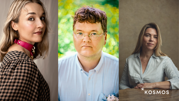 Kosmoksen kevään 2026 kirjailijoita on mm. Iisa Pajula, Klaus Maunuksela sekä Sarah Wynn-Williams.