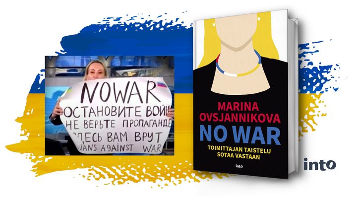 Toimittaja Marina Ovsjannikova keskeytti 14.3.2022 Venäjän television suoran uutislähetyksen nostamalla kameroiden eteen kyltin, jossa luki: ”NO WAR. Lopettakaa sota. Älkää uskoko propagandaa. Täällä teille valehdellaan. Russians against war.”