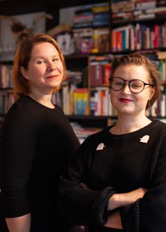 Laura Ertimo ja Mari Ahokoivu. Kuva: Antti Ahokoivu