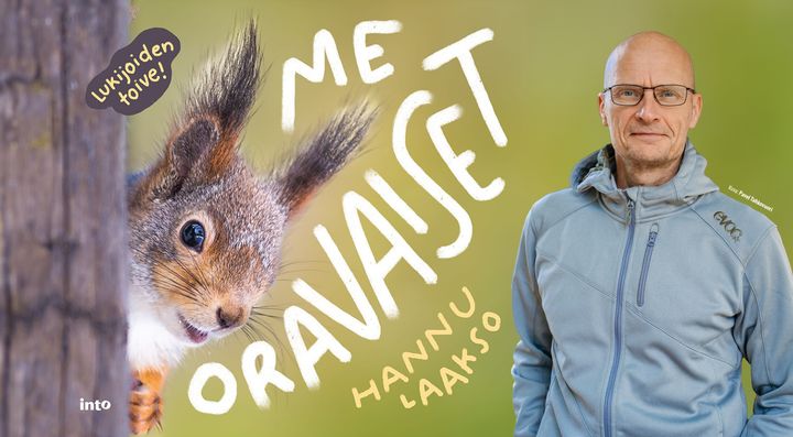 Me Otukset -sarjan seitsemäs kerronnallinen tietokirja kertoo oravien elämästä.
