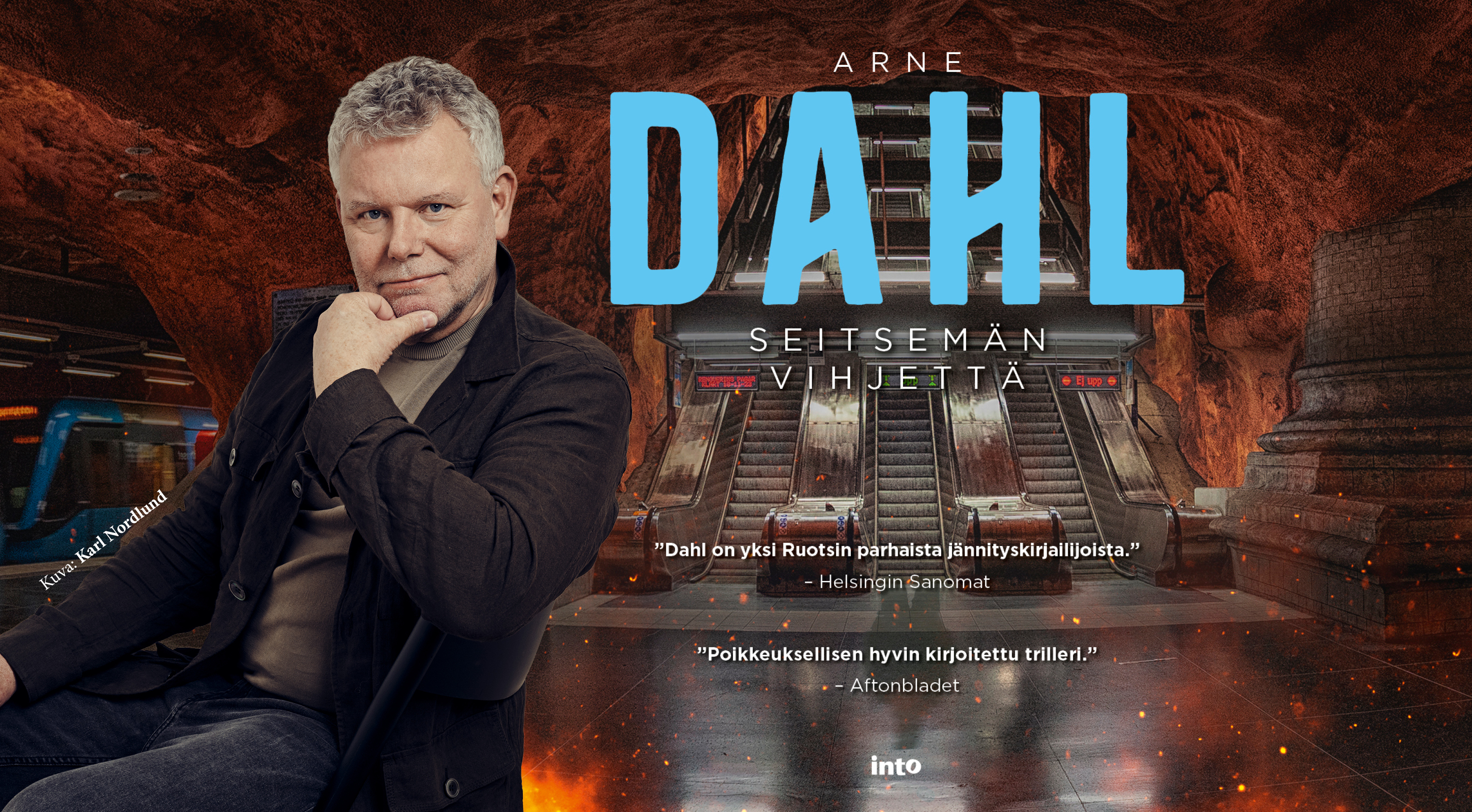 Arne Dahlin NOVA-sarja jatkuu uudella rikosromaanilla