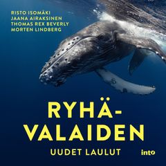 Ryhävalaiden uudet laulut -äänikirjan kansi